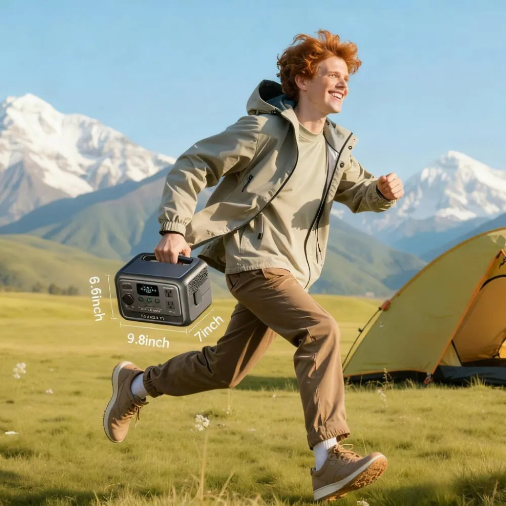 600W 288Wh Portable Power Station - High Output & Compact Design