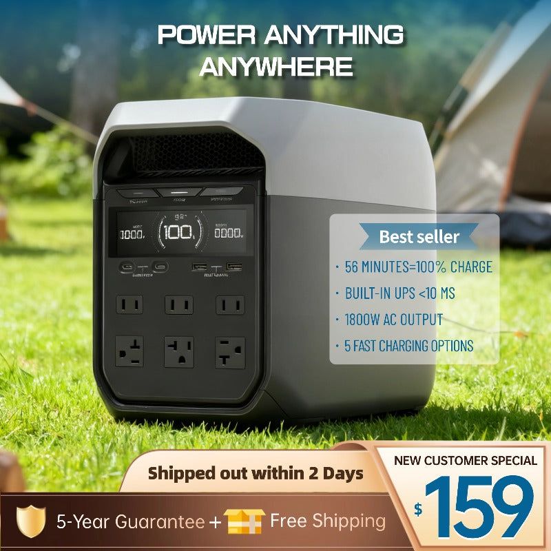 Last Chance! Power Your Home & Outdoors – Today Only! (Free $53 Solar Charger Included)