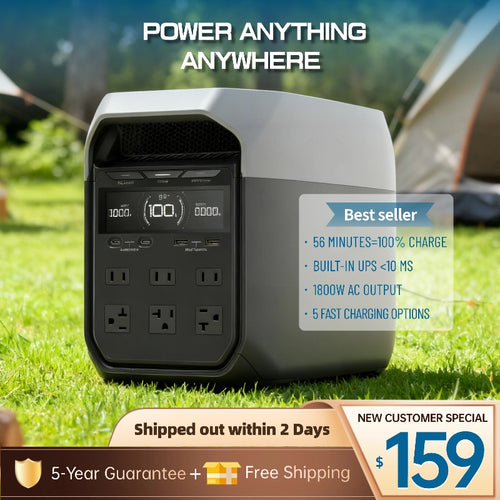 Last Chance! Power Your Home & Outdoors – Today Only! (Free $53 Solar Charger Included)